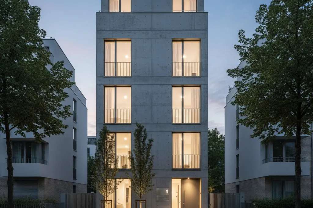 Berlin-Mitte – Concrete townhouse near Gendarmenmarkt
