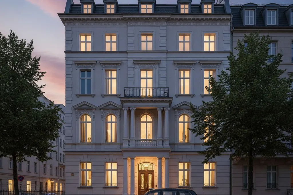 Berlin-Mitte – British-style townhouse villa with garden