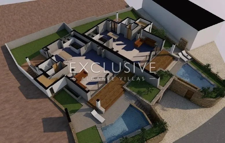Faro, Algarve – Modern Villa with Pool and 3 Bedrooms