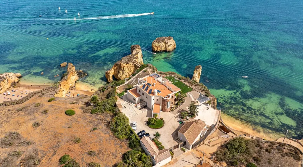Lagos, Algarve – Oceanfront Villa on Fortress Ruins, 8 Bedrooms