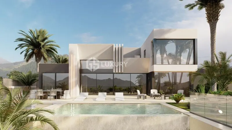 Adeje, Tenerife – New-Build Villa, Sea Views, 3 Bedrooms