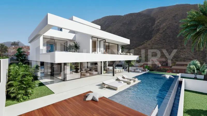 Arona, Tenerife – Sea-View Villa with Pool, 4 Bedrooms