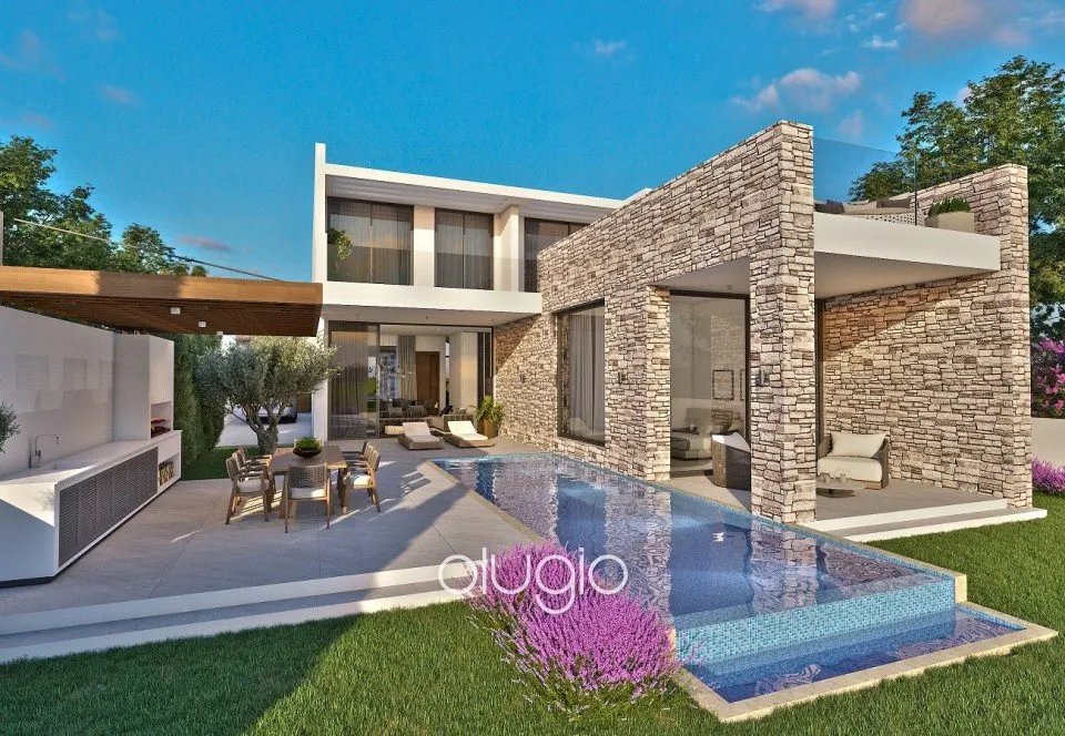 Tombs of the Kings, Paphos – Sea-View Villa with 4 Bedrooms