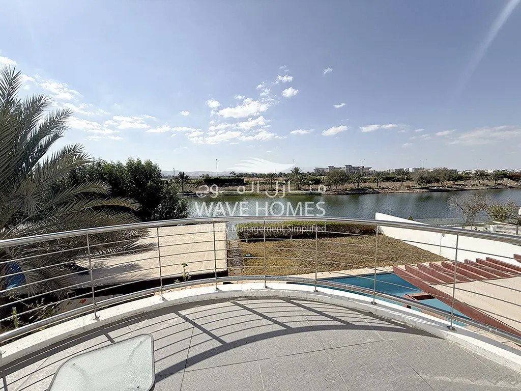 Al Mouj, Muscat – Lakefront Villa with Pool, 4 Bedrooms