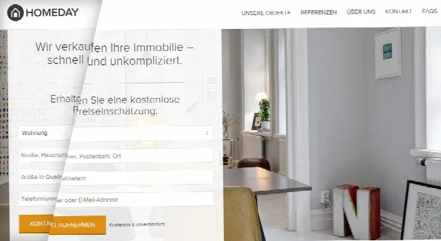 Homeday.de – the new real estate portal for real estate agents