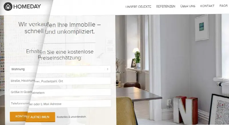 Homeday.de – the new real estate portal for real estate agents