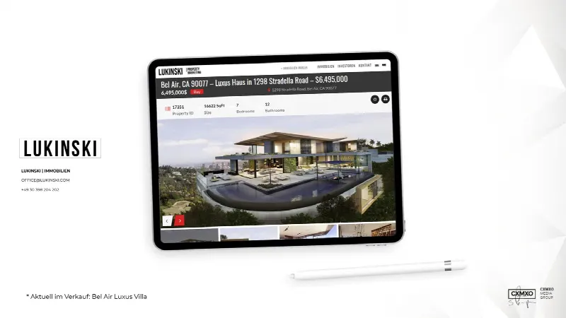 Selling real estate: Apartments, Houses, New Construction Projects – Construction Company & Developer (Borchure)