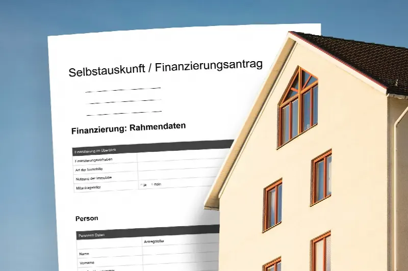 Self-disclosure explained: financing at the bank for house & apartment