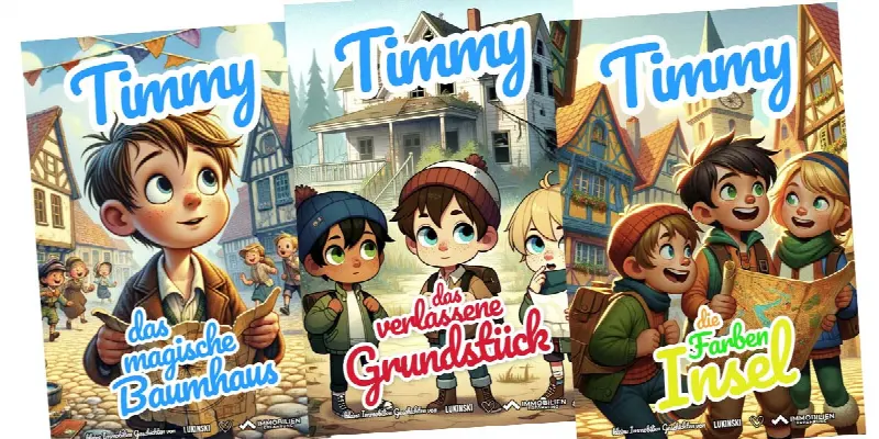 Real estate books for children: Timmy’s Abenteuer – Mit Spaß ein bisschen Investment lernen (in German)