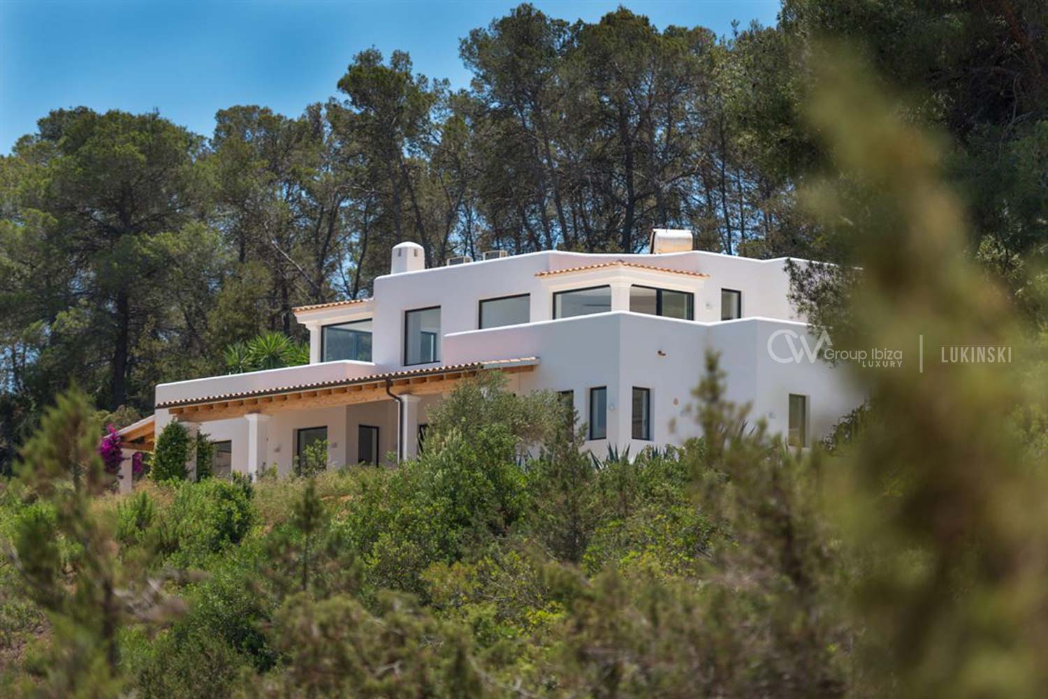 Ibiza, Spain – Villa with dream view in the centre of a mountain in Santa Eulalia