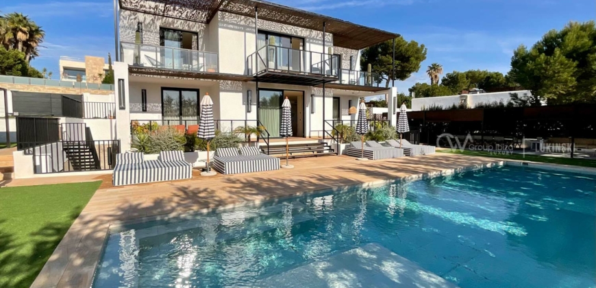 Ibiza, Spain – New construction villa with sea view in Cala Codolar – € 3.495.000