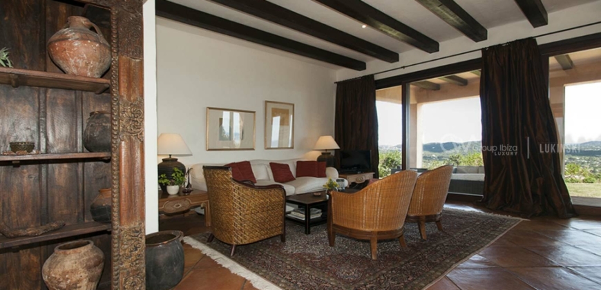 Ibiza, Spain – Beautiful oasis high in the mountains of Santa Eulalia – Price on demand