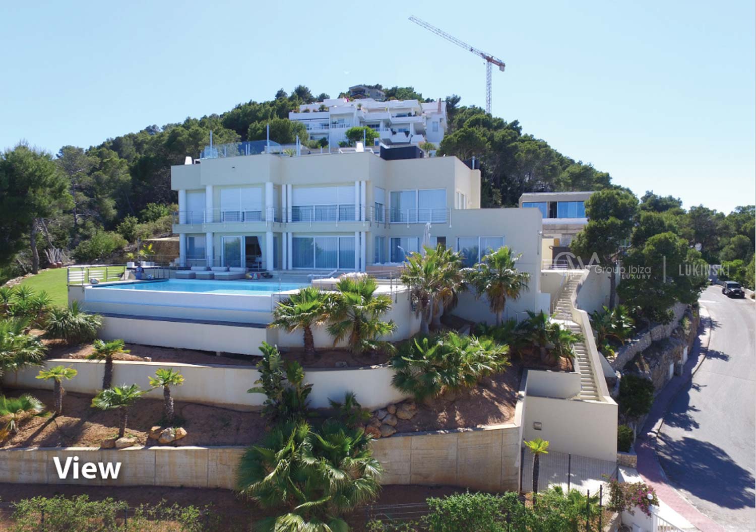 Ibiza, Spain – Villa with free view of the ocean in Santa Eulalia