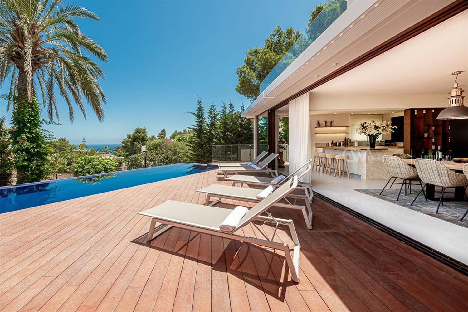 Ibiza, Spain: Villa in Cap Martinet with rental license